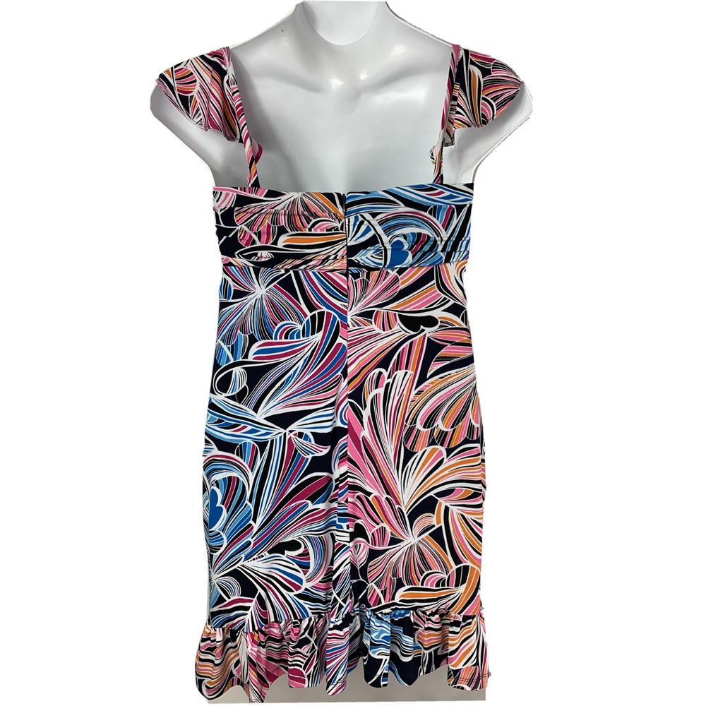 Trina Turk Women's Size 6‎ Henna Ruffle Strap Colorful Summer Dress NWT - Picture 2 of 12